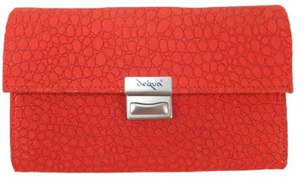 déqua G8 Leder Unikat Geldbörse orange