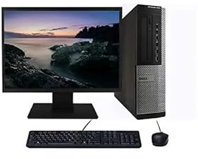 Dell Little Phoenix Optiplex 7010 DT i5-2400 16 Go RAM 240 Go SSD Windows 11 avec WiFi et écran 19 + clavier et souris inclus (reconditionné)