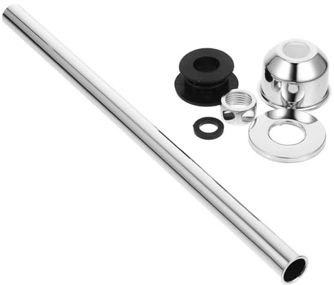 Urinalrohrteile Satz mit Edelstahl, Dichtung und Deckel, 300mm | Installation unter Küchenspülen und Verschiedene Rohrarbeiten, 1 Satz mit Gummiring und Zierabdeckung