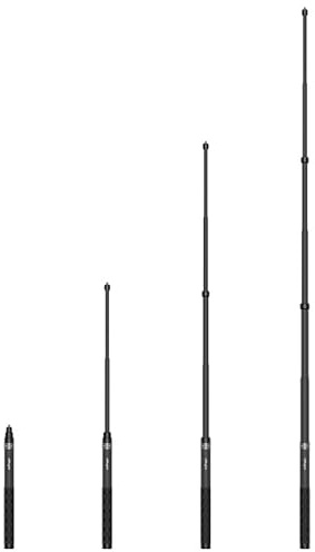 SHANGYG Unsichtbarer, ausziehbarer Selfie-Stick aus Kohlefaser, 120 cm lang, kompatibel mit Insta360 X4/3/2, Action5Pro/4/3 und GoPro13/12 Kameras
