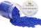 Pandahall Elite – Bote de 100 g de perlas 11/0 perlas de cristal, barniz al horno, colores opacos, redondo, negro, 2 x 1,5 mm, agujero: -0,3 mm., cristal, azul, 3mm