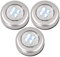 Eaxus® 3er Set LED Unterbauleuchte Touch Selbstklebend - Schrankleuchte/Küchenunterbauleuchte Batteriebetrieben für Küche, Garage & Co.