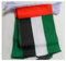 AZ FLAG - Fahnenkette Vereinigte Arabische Emirate 6 Meter Mit 20 Flaggen - 21x14 cm - Vereinigte Arabische Emirate Girlande Flaggenkette 14 x 21 Cm