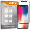 Electrónica Rey Verre Trempé 3D pour iPhone X, Noir, Protecteur d'écran qualité supérieure, Protection Complète, 3D, 4D, 5D