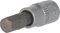 KS TOOLS 1/4 Innensechskant Bit-Stecknuss, 7 mm