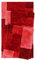 Homie Living Badteppich, Badematte, kuscheliger Flauschiger weicher Flor, rutschfest und waschbar, Cala Rosso (60 x 100 cm, Rot)