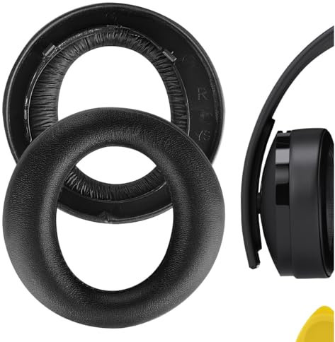 Geekria QuickFit Cuscinetti di ricambio in pelle proteica compatibili con Sony PlayStation Gold Wireless Nuova versione 2018, PS4 Gold Wireless 500 milioni di cuffie auricolari in edizione limitata