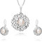 LILLY MARIE Exquisites Damen Schmuck Set Mit Silber Anhänger Und Ohrringen