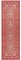 Nouristan Mirkan Orient Teppich – Wohnzimmerteppich Orientalisch Kurzflor Vintage Orientalischer Teppich für Esszimmer, Wohnzimmer, Schlafzimmer – Orientrot, 80x250cm