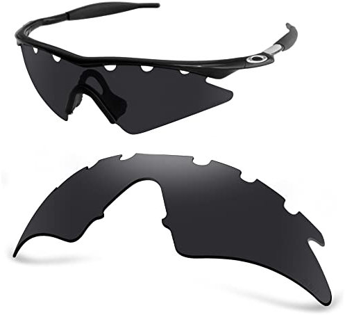 AOZAN ANSI Z87.1 Verres de rechange compatibles avec lunettes de soleil Oakley M Frame Sweep ventilées, Onyx noir - Polarisé, M Frame Sweep Vented