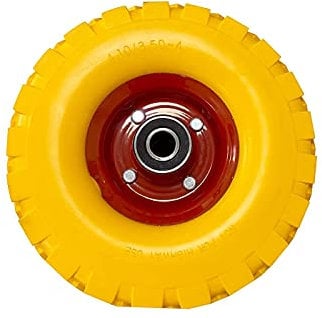 Ruota carriola antiforatura pneumatici di gomma piena antipanne Adatta per Asse 4.10/3.50-4 Lunghezza mozzo 70mm