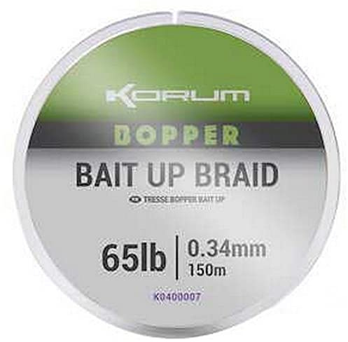 Korum Bopper Bait Up Braid 29,5 kg 0,34 mm 150 m Spule Angeln