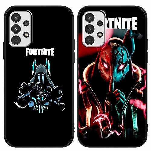 nurkorki [2 Pack Hülle für Samsung Galaxy A13 5G Hülle 6,5 Zoll, Silikon Weich TPU Case Gameboy Handyhülle für Hülle Motiv Schutzhülle für Samsung A13, 01