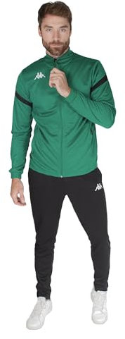 Kappa Unisex-Erwachsene Dalcito Trainingsanzug, Verde/Schwarz, 3XL