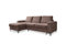 MIUFORM Ecksofa mit Schlaffunktion und Bettkasten | Lofty Lilly | Wohnladschaft Couch Schlafcouch Wohnzimmer Gästezimmer | Cord-Stoff Metallfüße (Dunkelgrau, Links ausgerichtet)