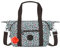 Kipling ART MINI Kleine Handtasche, Schultertaschen, Abstract Print (Weiß)