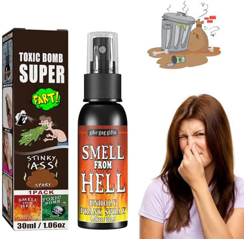 TUKNN Stinkender Furz-Spray,Flüssiger Furz,Furzspray Prank Extrem,Furzspray Prank,Arsch Furz Spray Streich,Furz Streich Spray,Schrecklicher Geruch Spray Langanhaltender Geruch (03)