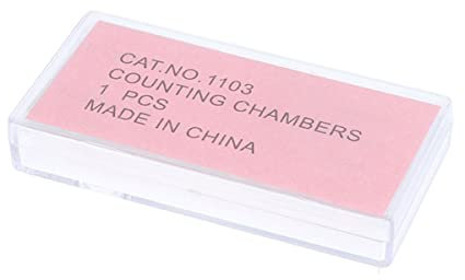 Mikroskop-Zubehör, 1 Stück Glas-Mikroskop-Objektträger mit Gitter-Zählkammern, Haltbarkeit und zuverlässige Leistung