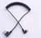 Choojialiy Coiled Mini USB Cable, 1.5 Meter Coiled Right Angle Mini B USB Charger Cable, USB to Mini USB Sync Charging and Data Transfer Spring Coiled Cord for Mini USB Devices