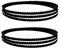oavhvchg 2pcs Lama per Sega a Nastro in Carbonio SK5, 1500x10x0.35mm, 14 TPI, per Lavorazione del Legno e Metallo