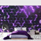 Bilderwelten Fototapete Gaming 95 x 144 cm Modern Neon-Lichter Muster Hexagone Vliestapete Tapete Wanddeko Ideen