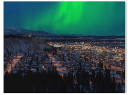 Puzzle，Magisches Nordlicht Aurora Borealis über Whitehorse, Kanada，Für Kinder Und Erwachsene Holz Personalisiertes Puzzle-Spaß-Spiel 1000pcs（75x50cm-596