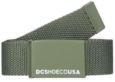 DC Shoes Herren Web Belt 3 Gürtel, Deep Lichen Green, Taille Unique
