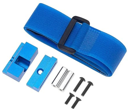 RC Car Battery Holder Mount with Strap Tie for TAMIYA TT-02 TT-02D 1/10 RC Car