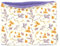 Kleine Könige Loop Schal Kinder Mädchen bis 10 Jahre · Modell Bumen Blätter Purple Blooms · Innen Fleece lila · Made in Germany