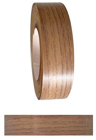 Gedotec Kantenumleimer selbstklebend | 1 Stück | 18 mm x 5 m | 973 - Bernstein Barock Eiche | TAPE | Holzfurnier in verschiedenen Dekoren | Melaminkanten-Band zum Kleben | Möbelkanten-Band