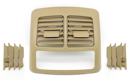 Klimaanlagen-Steckdosenabdeckungen Auto Vent Grill Outlet Abdeckung Panel Für Mercedes Für Benz E Klasse W211 2003-2008 E200 E230 E260 E2800 e350 Schutzabdeckung für Lüftungsschlitze(W211 Beige)
