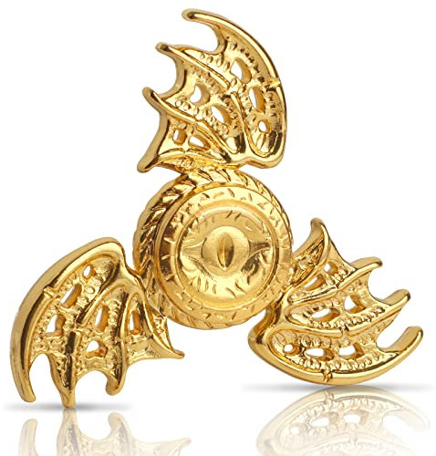 Dragon Wing Fidget Spinner Hand Spielzeug Kid Erwachsene, Regenbogen Metall Fidget Spielzeug Heavy Duty Fidget Ball Anti-Angst Stress Entlasten Spinner Geburtstagsgeschenk