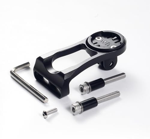 CNCLOL Fahrrad Halterung für Wahoo Elemnt-Wahoo Elemnt Bolt-Wahoo Elemnt Roam/Mini,Fahrradcomputer Halter Vorbauhalterung Verstellbare - Fahrradhalter Combo Mount für Gopro und Camera Headlight.K