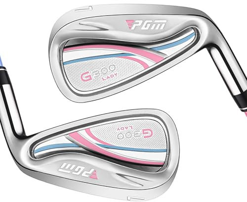 Women Golf Club Iron #7 Carbon or Stainless Steel Golf Irons 34 Degree Right Hand Lady Golf Training Club (with Steel shaft)