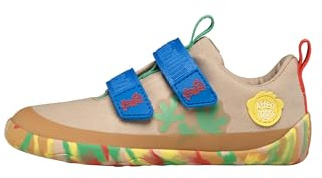 Affenzahn Halbschuh Baumwolle Lucky | Vegan, flexibel und rutschfest mit Klettverschluss, ideal für den Sommer und erhältlich in den Größen 21 bis 35