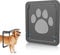 PETCUTE Porta per Cane gattaiola Automatica Porta per Cani Grandi Porta Basculante per Gatti con Serratura