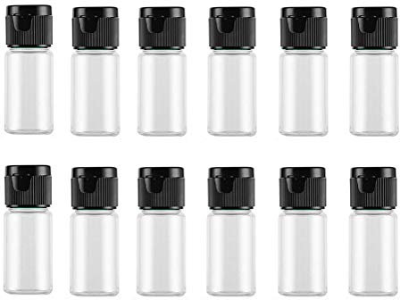 Lot de 12 bouteilles en plastique vides - 10 ml - Avec couvercle à rabat - Pour eau, émollient, émulsion de gel douche, etc