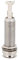 Guitar Bass Output Jack, End Pin Output Jack Socket 1/4 inch Cylinder Long Threaded for Electric Guitar Bass(Silver)