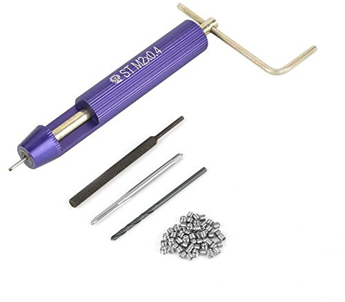 M2 Thread Repair Insert, Thread Repair Kits Akozon 50pcs Stainless Steel Coiled Wire Helical Screw Thread Inserts M2 x 2D