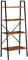 HOMCOM Standregal Leiterregal Stufenregal Bücherregal Blumenregal Holz Vintage 4 Fächer 60 x 37,5 x 145 cm