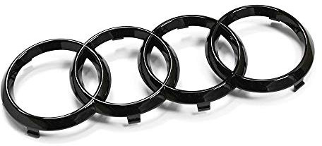 Audi 4H0853605CT94 Zeichen Kühlergrill Black Edition Logo Ringe Blackline schwarz