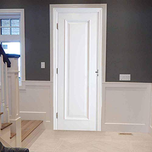 XXXCH 3D Türaufkleber Weiß lackierte Holztür 77X200CM Türtapete selbstklebend TürPoster - Fototapete Türfolie Poster Tapete Meer Aufkleber DIY Selbstklebende Wandbild PVC Wasserdichte Tapete