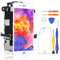 Yodoit Ersatz für LCD Touchscreen Digitizer Display für iPhone 8 Plus Vormontiert mit Hörmuschel, Frontkamera& Näherungssensor Reparaturset Komplett Ersatzbildschirm mit Werkzeuge (Weiß)