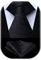 HISDERN Herren Hochzeit Krawatten und Einstecktuch Paisley Krawatten Set Einfarbige in verschiedenen Farben (Schwarz-4)