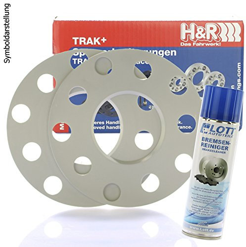 H&R DR Spurplatten Spurverbreiterung Distanzscheiben Ø66 MZ 5x120 36mm // 2x18mm + Bremsenreiniger