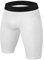 PowerLayer Jungen Kompressionsshorts, Schnelltrocknendes Baselayer Unterhose Tights Kurz Hose Laufunterwäsche - Weiss, 12-14 Jahre