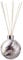 Amelia Art Glass Reed Diffuser Sphere - White & Grey Frosted NORMAL,JNS_471514