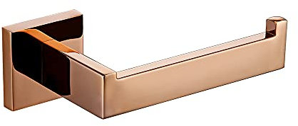 Porta Carta igienica Ganci di Carta igienica in Oro Rosa lucidato Ganci Asciugamani Accessori per Il Bagno Accessori per la Camera da Letto in Acciaio Inox Letta da Bagno Titolare (Color : Holder)