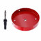 TUNEZ® - Set di seghe a tazza M42, con foro esagonale e centraggio per legno, metallo, cartongesso, lamiera di ferro, tubo di plastica (200 mm)