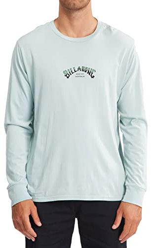 Billabong Bong Wave Washed LS T-Shirt - Seamist, Seamist (Sem), XL